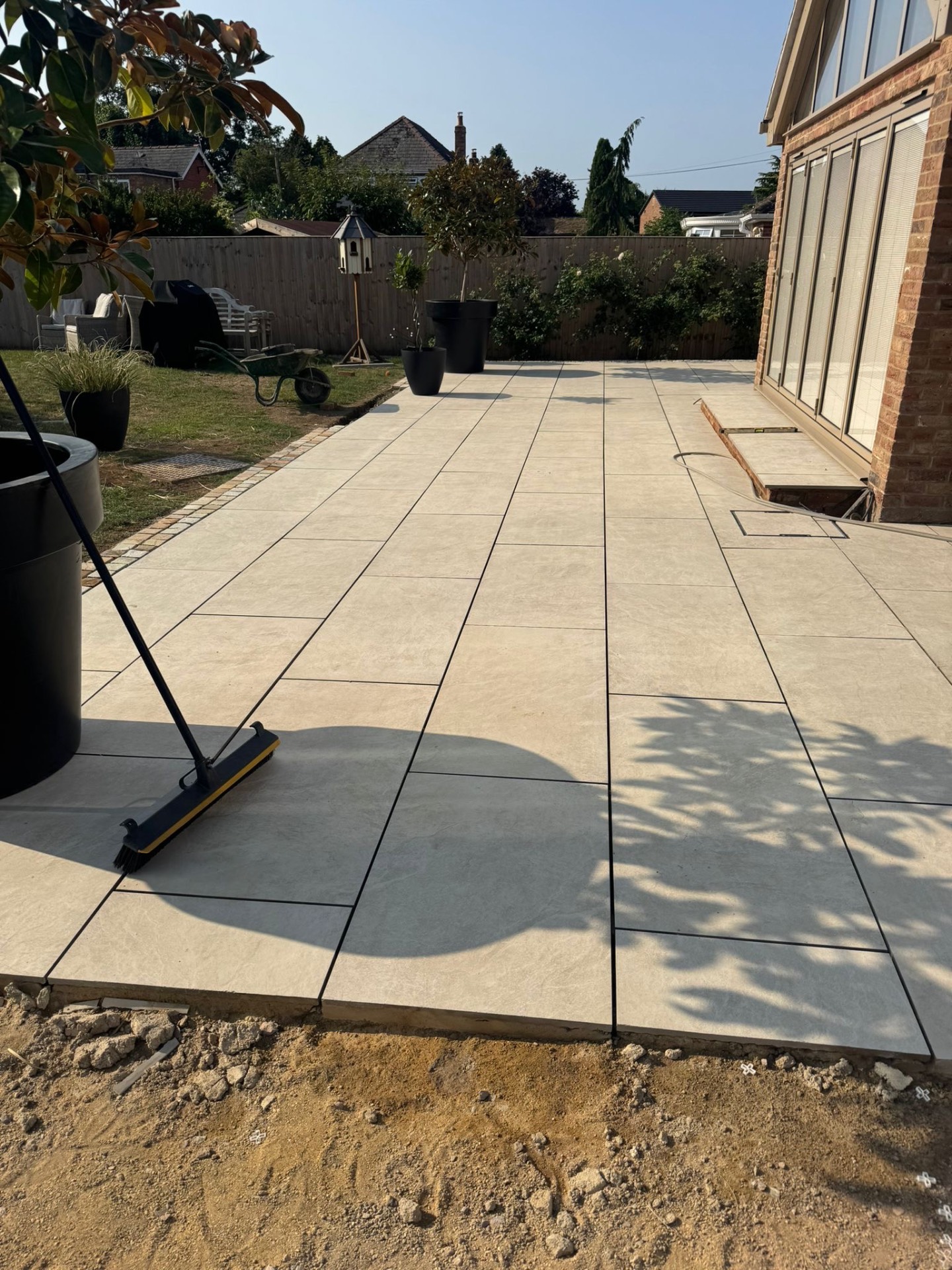 Landscaping driveway by H Driveways